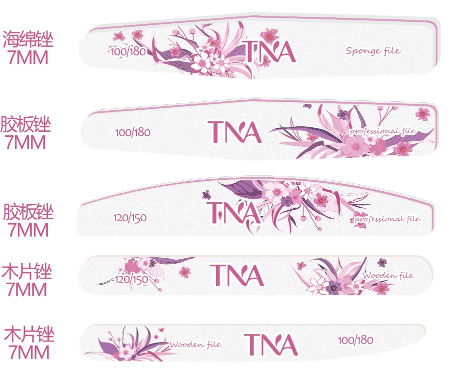 TNA White Nail Filer - TD1156