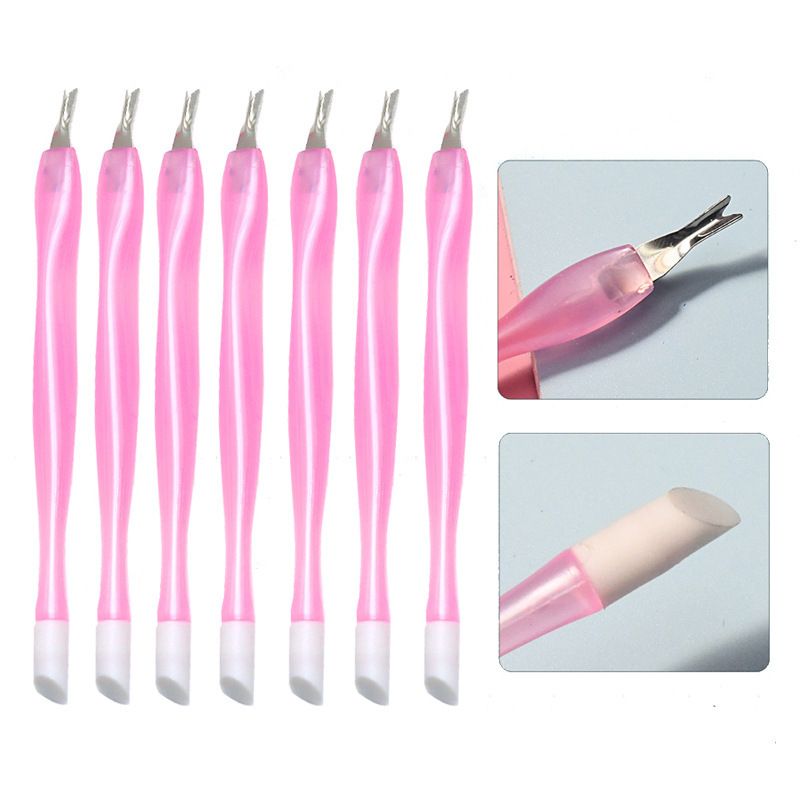 Cuticle fork and pusher