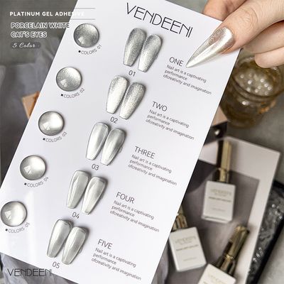 Porcelain White Cat Eye Gel Polish 15ml