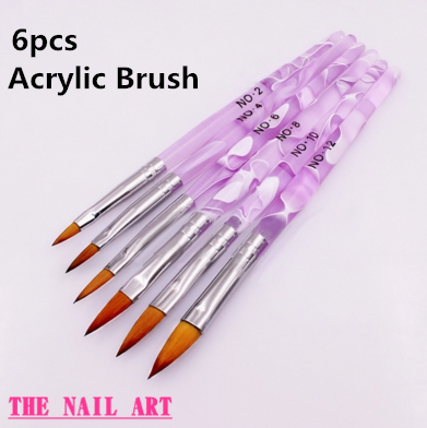 6pcs Acrylic Brush