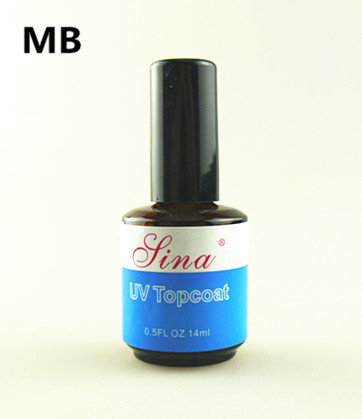 Clearance Sale - Sina Practice UV Top coat 15ml ( Wipe off ) ( Buy One Get One For FREE )