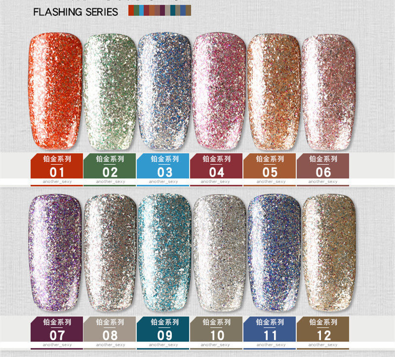 AS UV/LED Gel Polish 15ml - Platinum