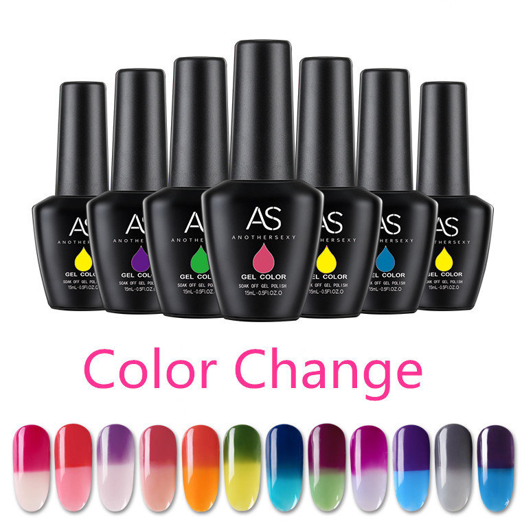 AS UV/LED Gel Polish 15ml - Colour Change