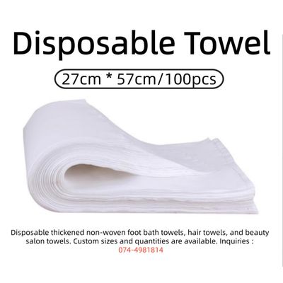 Disposable Towel 100pcs For Nail &amp; Hair &amp; Spa Salon