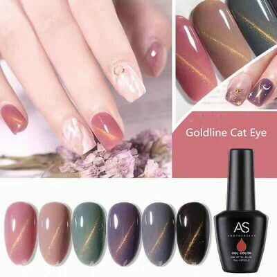 AS UV/LED Goldline Cat Eye Gel Polish 15ml (B112)