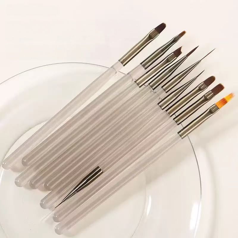 9pcs Manicure Brush Set