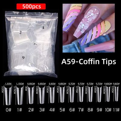 A-59 Coffin Tips 500pcs
