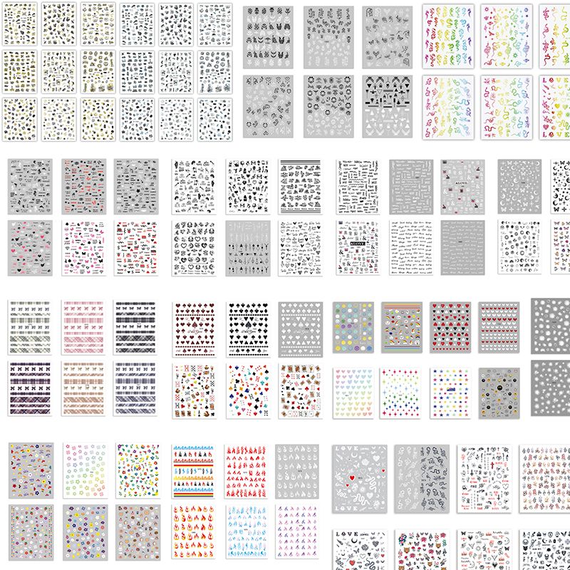 Random Nail Sticker 30pcs (no repeat)