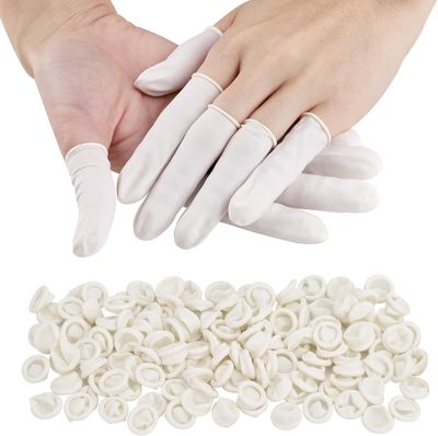 Finger Rubber Cots Disposable Thumb Gloves Protectors 100g (about 150pcs)