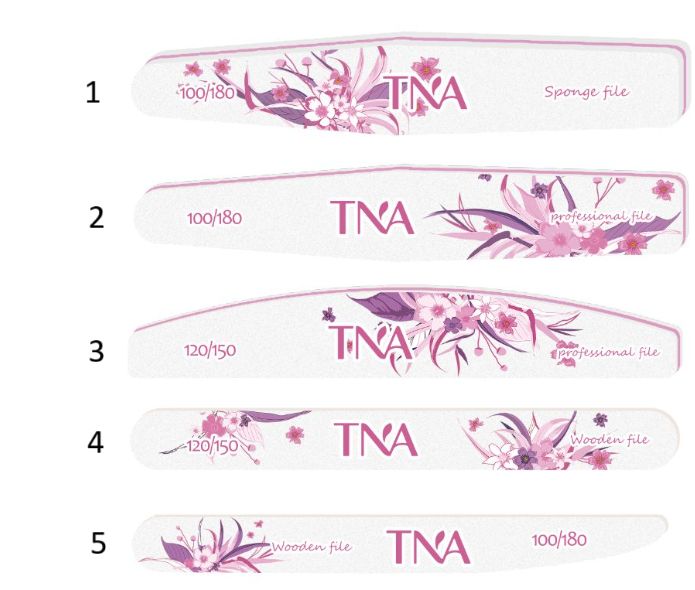 TNA White Nail Filer - TD1156
