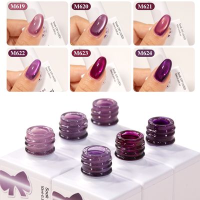 Vendeeni 6 colours 10ml Cat Eye Set 04