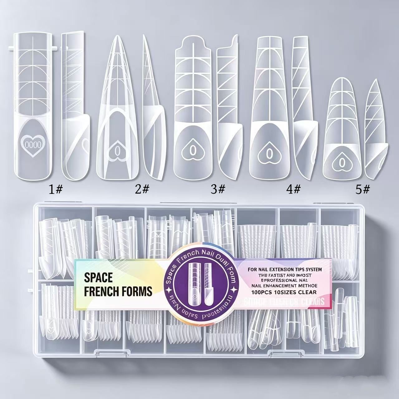 Space French Forms 150pcs