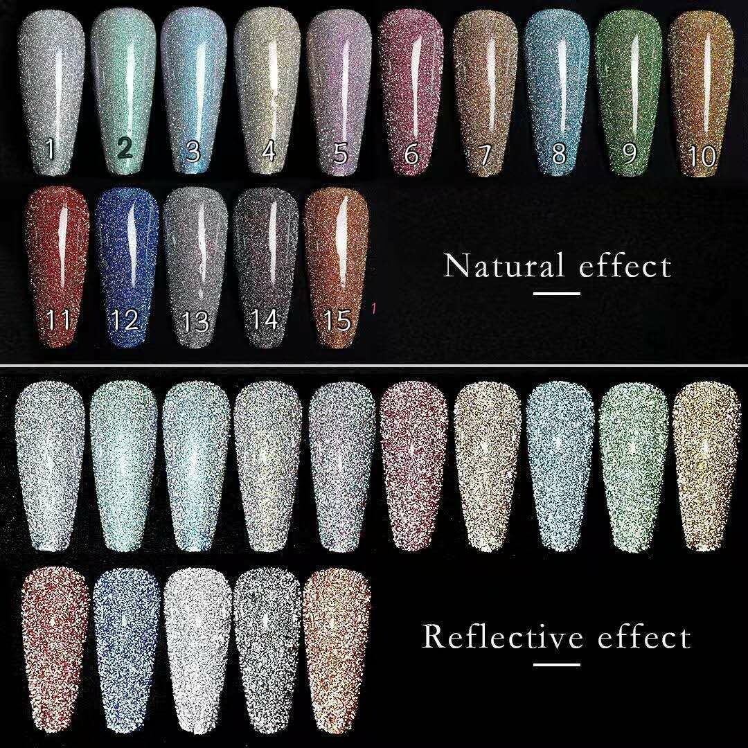 Vandeeni Diamond Chipping UV/LED Gel Polish 15ml (Reflective Gel)