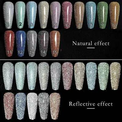 Vandeeni Diamond Chipping UV/LED Gel Polish 15ml (Reflective Gel)