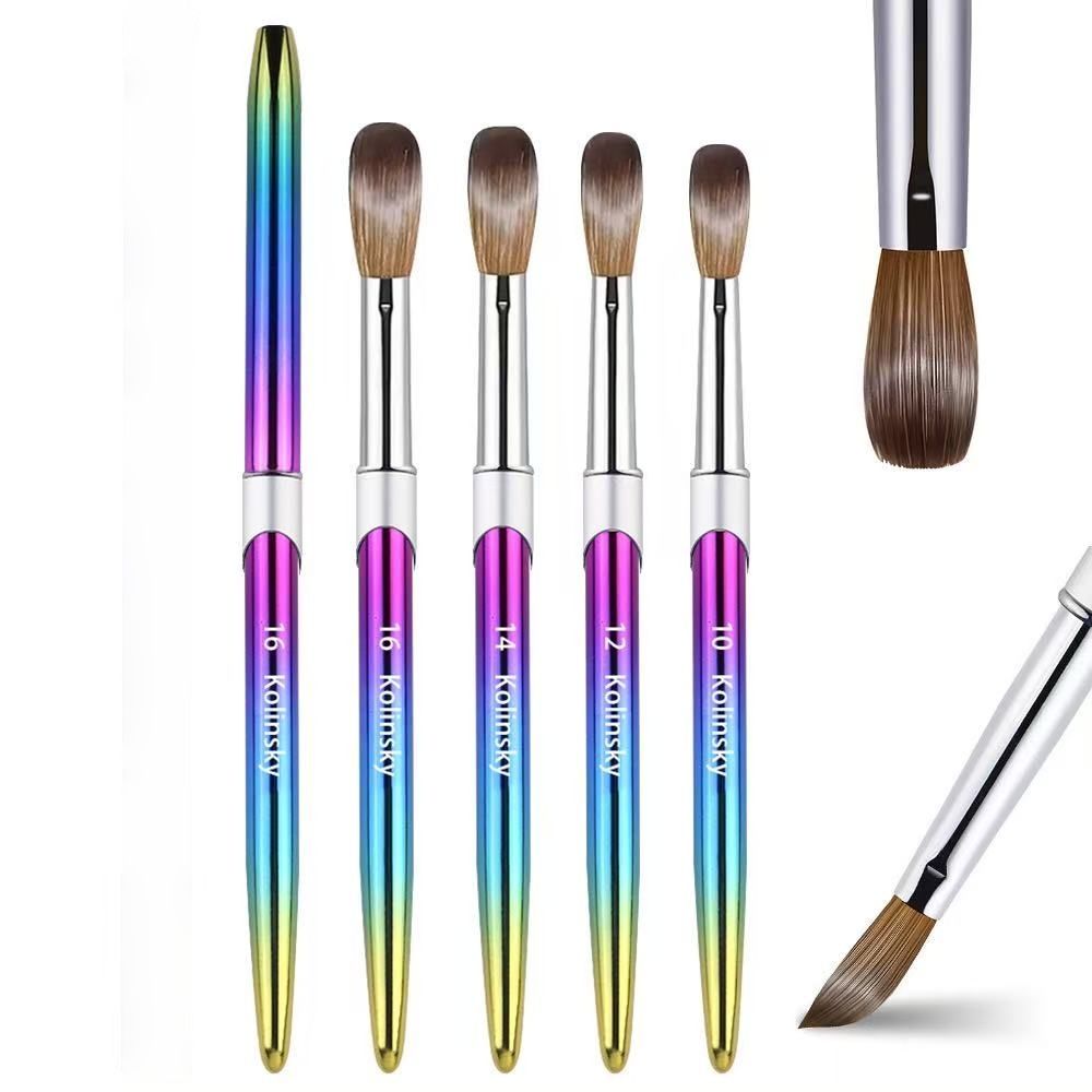 30% Kolinsky Sable Hair Acrylic Brush With Lid