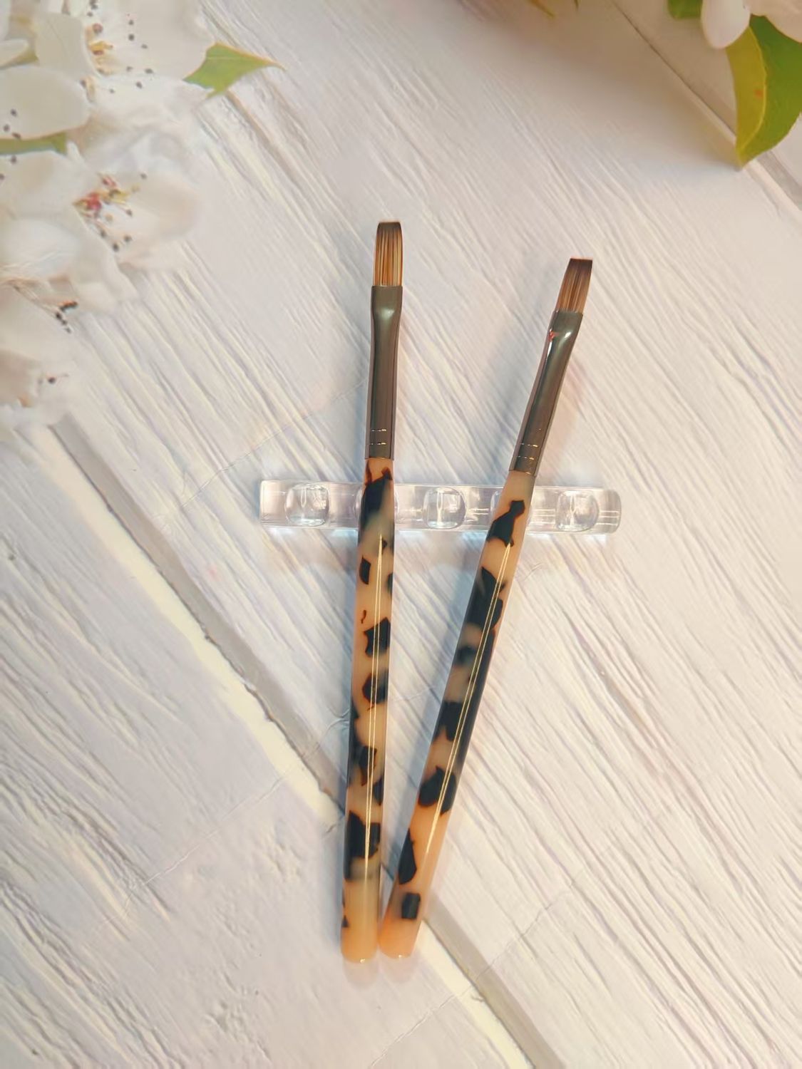 Extra Long Flat Manicure Brush