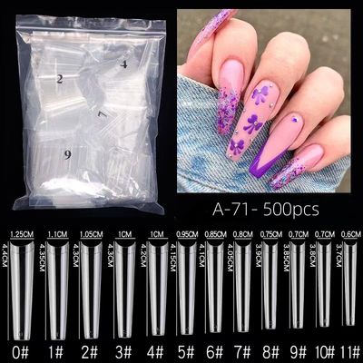 A-71 XXXL Coffin Tips 500pcs