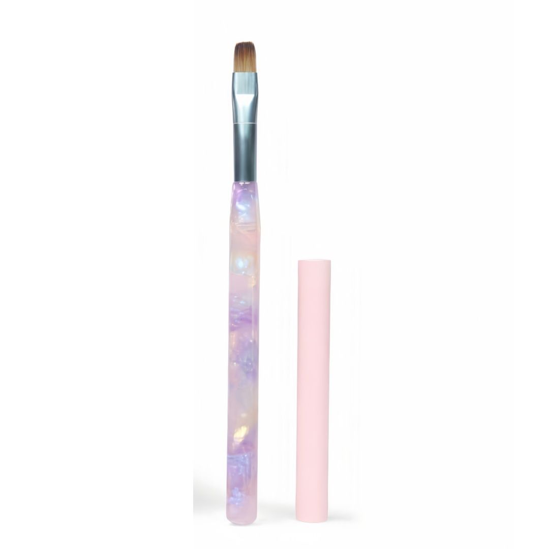 Pink Flat Nail Gel Brush