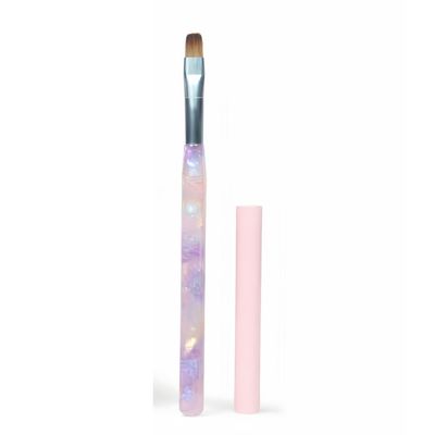 Pink Flat Nail Gel Brush