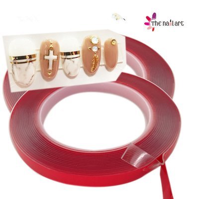 Double Sided Red Tape for press on nail, display nails