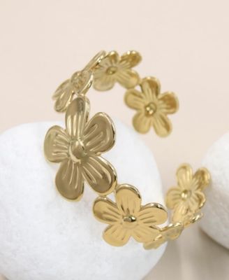 Jonc Ajustable Fleurs Jessy