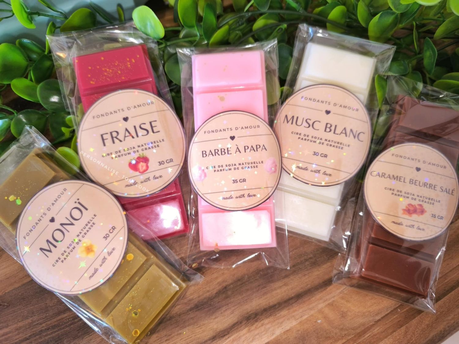 Fondant barre parfumé tout les parfums