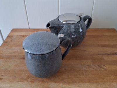 Giftset &#39;Saara&#39; grijs-effect