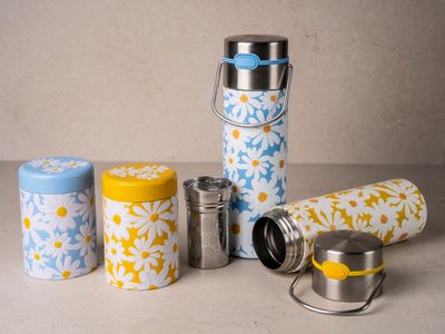 Thermosfles 'Daisy Blue'