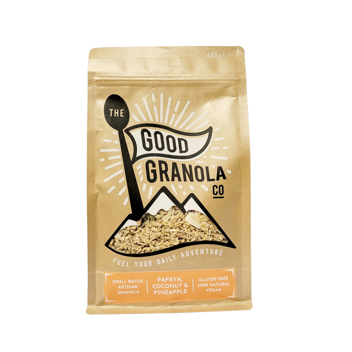 Papaya, Coconut &amp; Pineapple Granola 400g