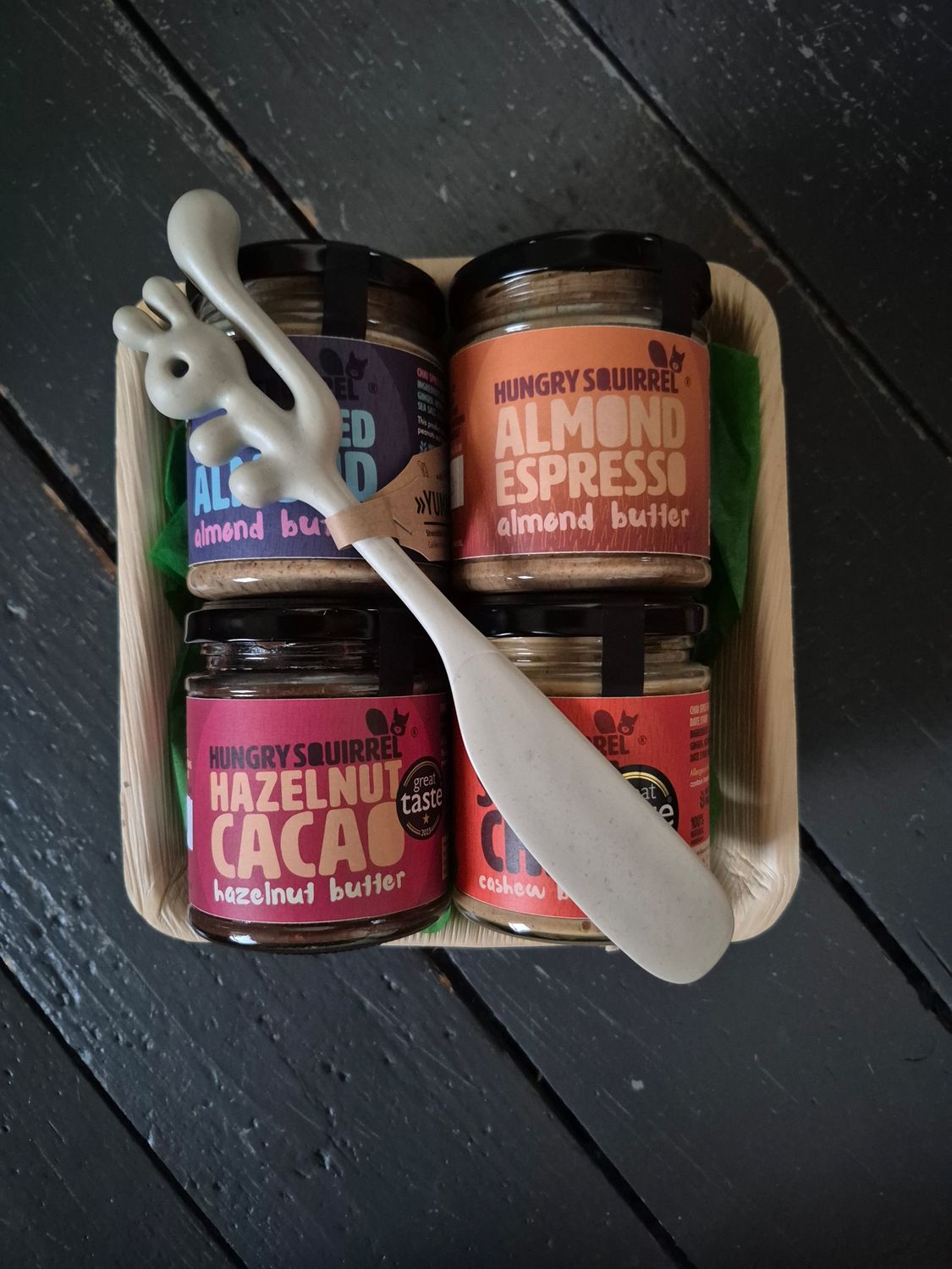 Squirrel Spreader Gift Pack with 4 jars