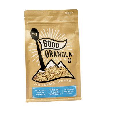 Mixed Nut &amp; Dark Chocolate Granola 400g