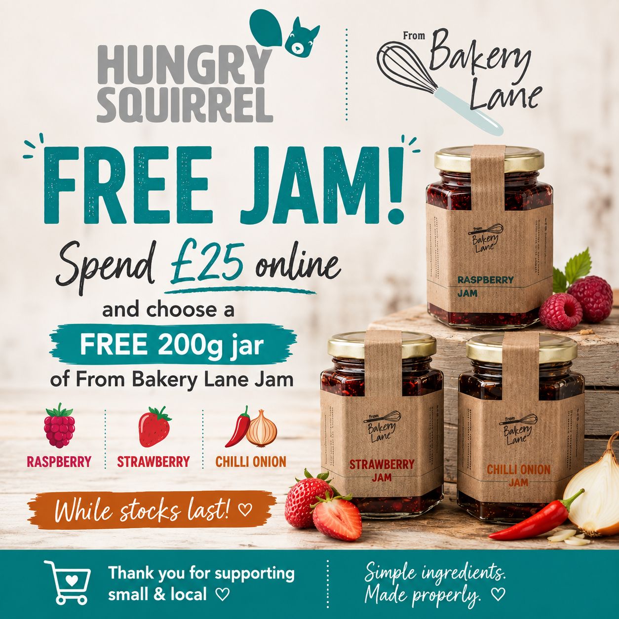 A Little Jammy Treat – FREE Jam with £25 Spend