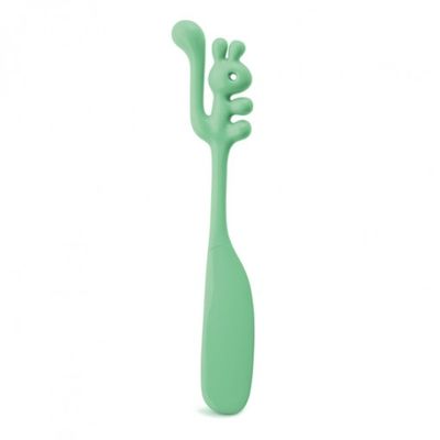 Single green squirrel spreader on white background – minimalist product showcase.