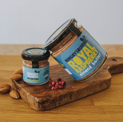 Royal Raspberry almond butter 40g taster Royal Raspberry almond butter 40g taster