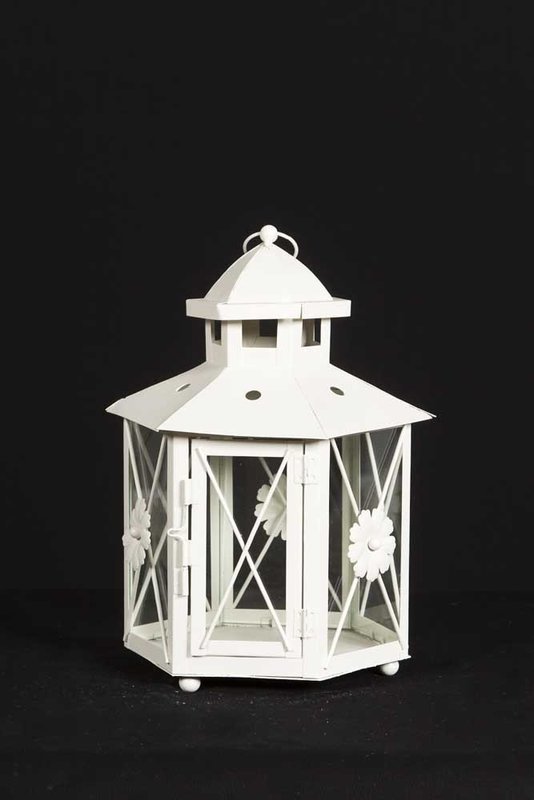 Tin Lantern - Flower