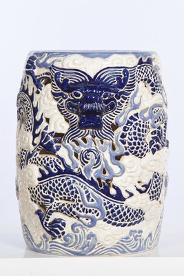 Ceramic Stool - Dragon
