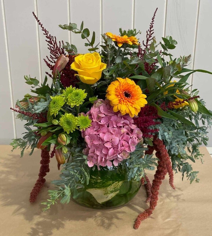 Bubble Delight in Glass Vase