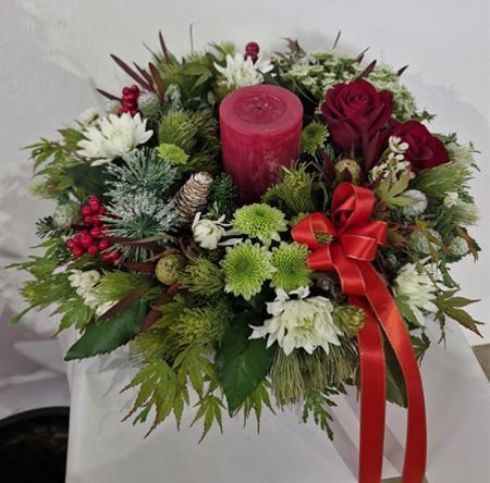 Festive Wreath (for table or door)