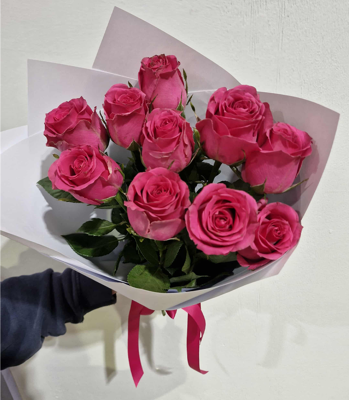 Long Stem Coloured Roses