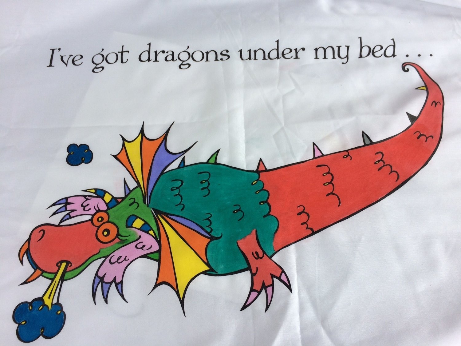 Dragons Colour-In Pillowcases Dragons Colour-In Pillowcases