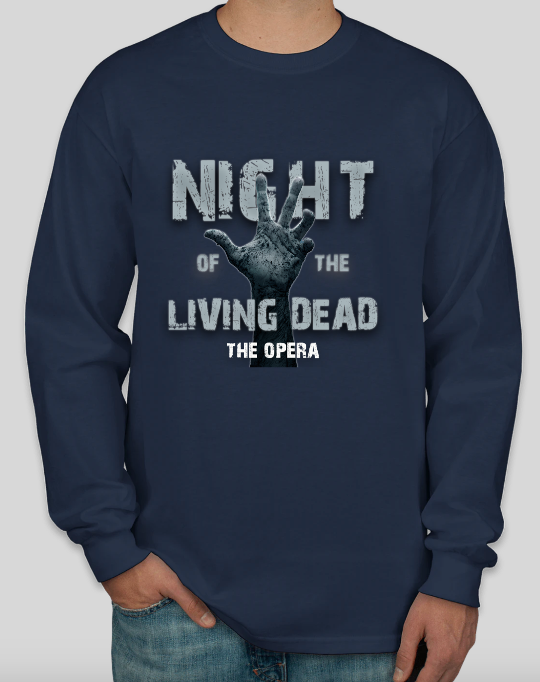 Night of the Living Dead Long Sleeve T-Shirt, Size: S