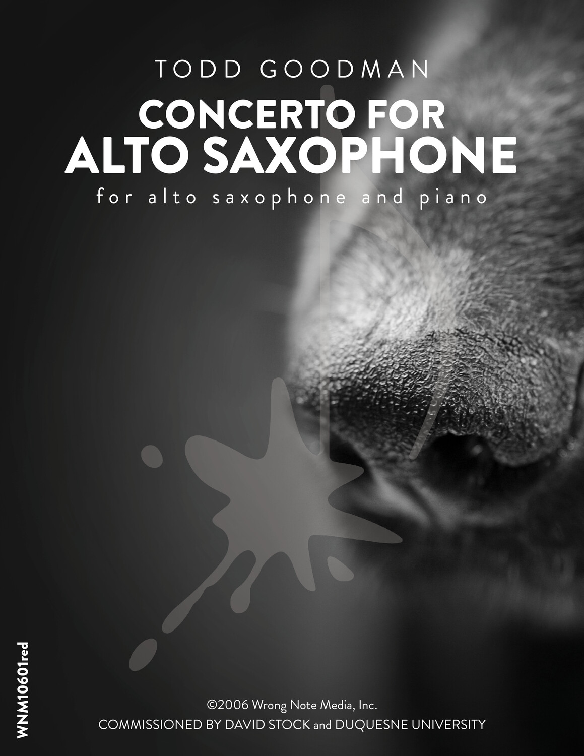 CONCERTO FOR ALTO SAXOPHONE (PIANO) by Todd Goodman