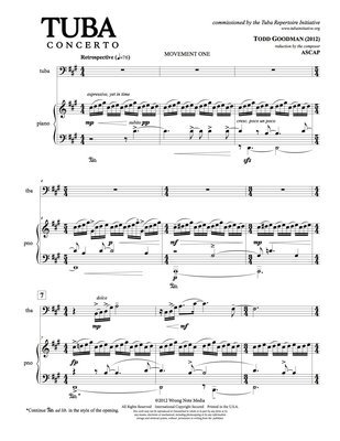 TUBA CONCERTO by Todd Goodman