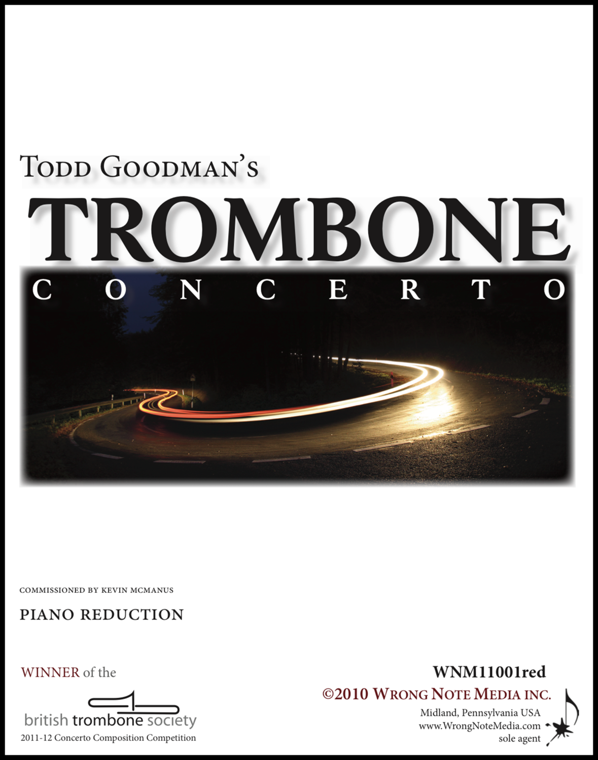 Trombone Concerto - Piano Reduction, by Todd Goodman Trombone Concerto - Piano Reduction, by Todd Goodman
