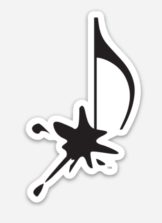 Splat Note™ Sticker (1.8&quot; x 3&quot;)