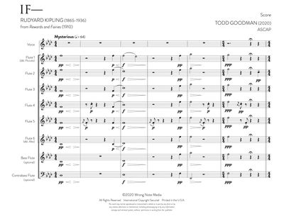 IF— (high voice and flute choir) by Todd Goodman