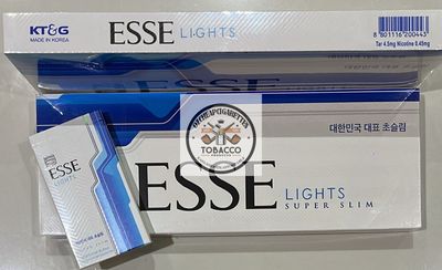 Cheap cigarettes online Esse Light | Price from A$14/packet (20 Cigarettes) | A$120/Carton (200 Ci…
