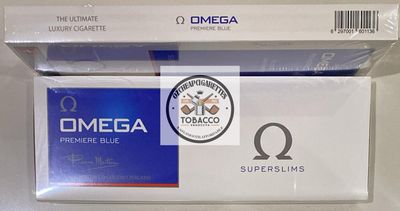 Cheap cigarettes online Omega Aqua Blue | Price from A$18/packet (20 Cigarettes) | A$160/Carton (2…