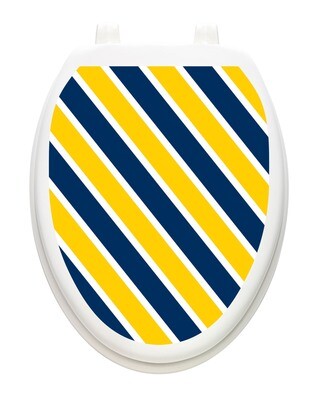 Collegiate Stripe Blue and Corn Yellow