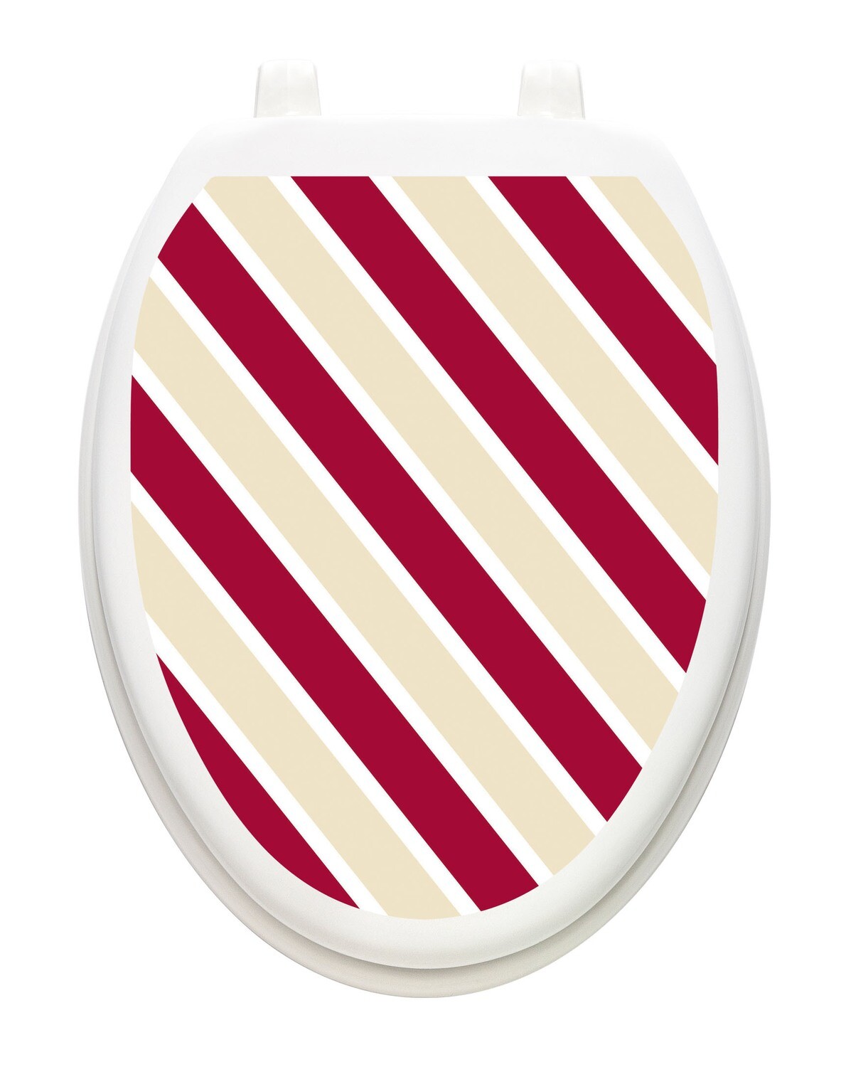 Collegiate Stripe Crimson and Cream